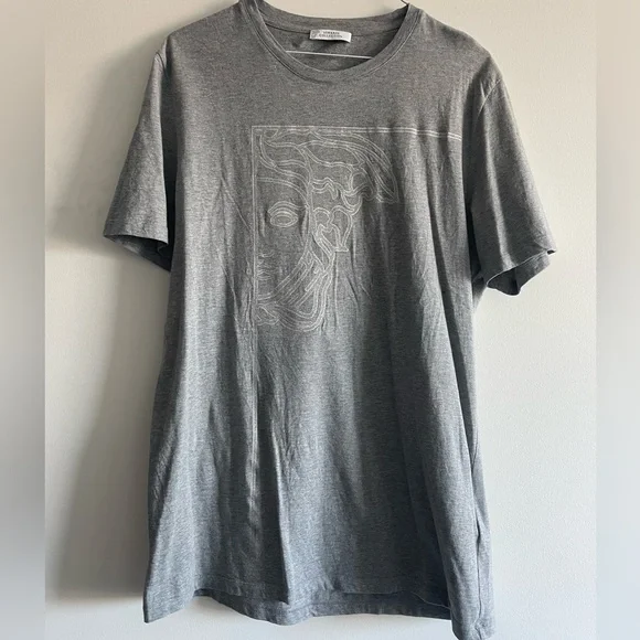 Men’s Grey Versace T-Shirt - Picture 1 of 6